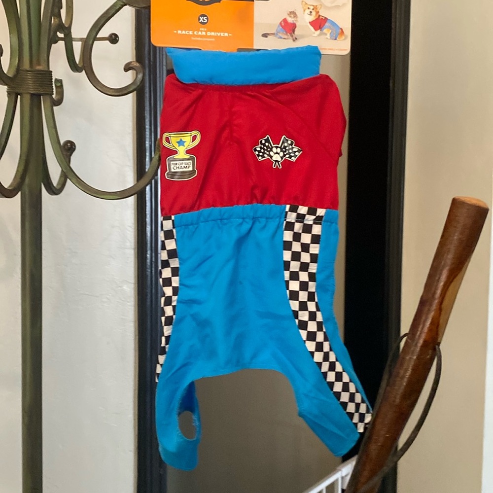 Halloween xs NWT race car costume